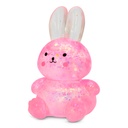 Pink Sparkle Bunny Squeeze Toy