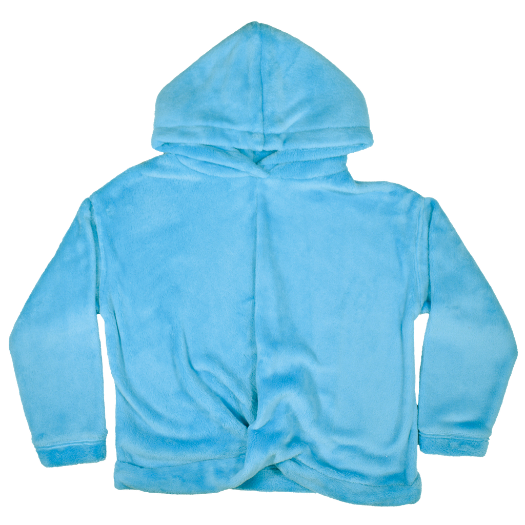 Blue Plush Hoodie
