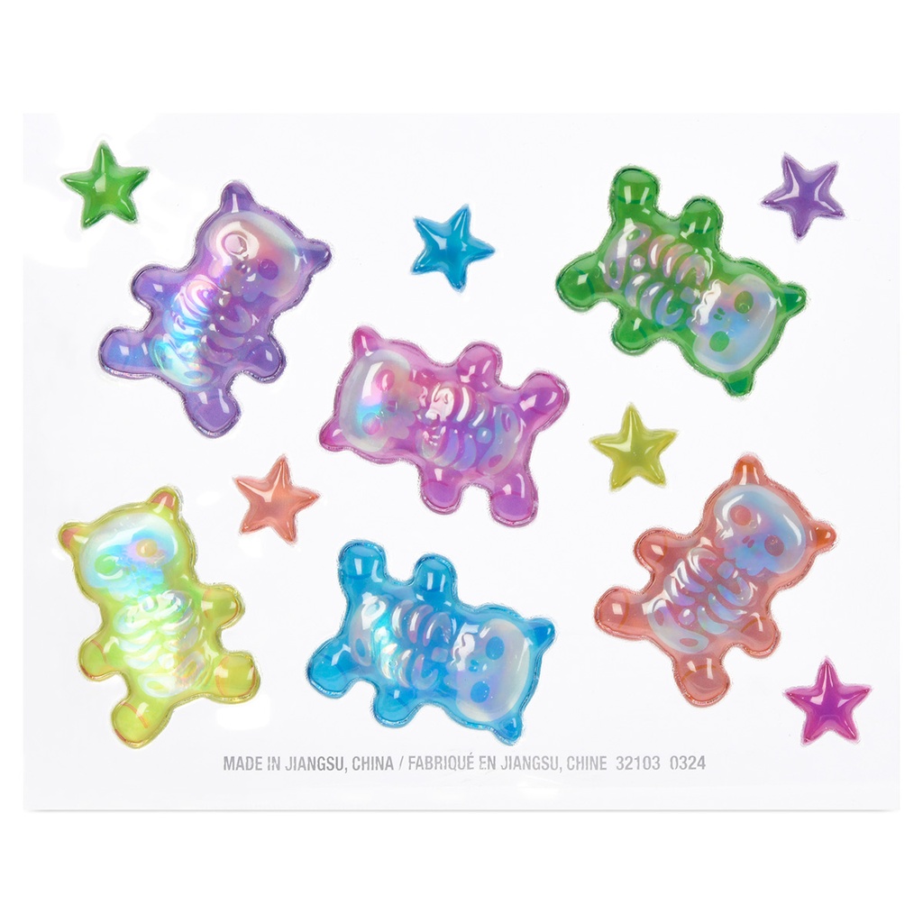 Skeleton Gummy Bears Stickers
