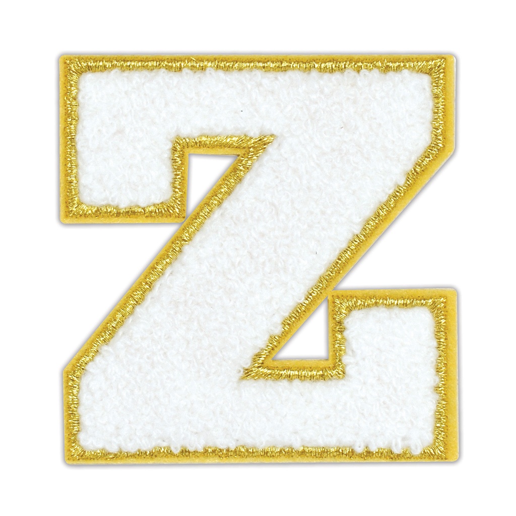 Z Initial Varsity Sticker Patch