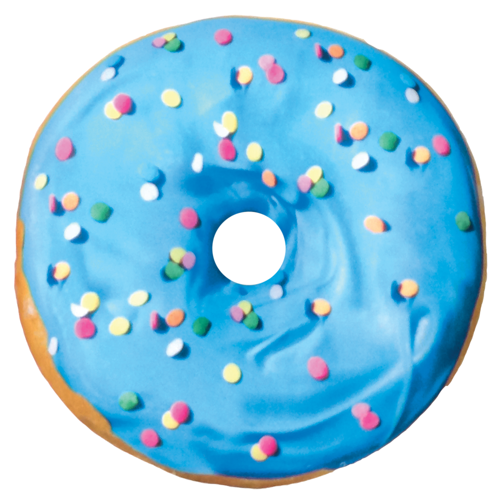 Blue and Pink Donut Scented Microbead Pillow