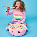 Cereal Bowl Furry and Fleece Scented Pillow