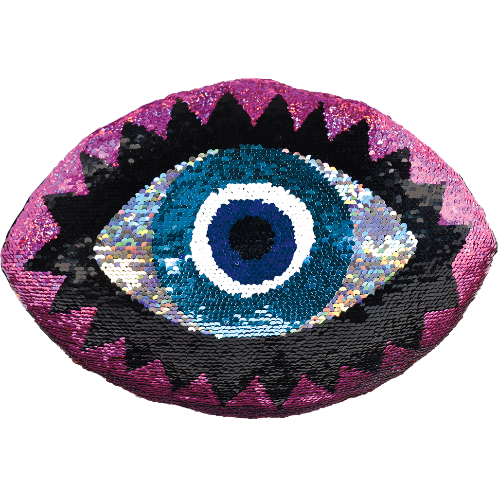 Eye Reversible Sequin Pillow