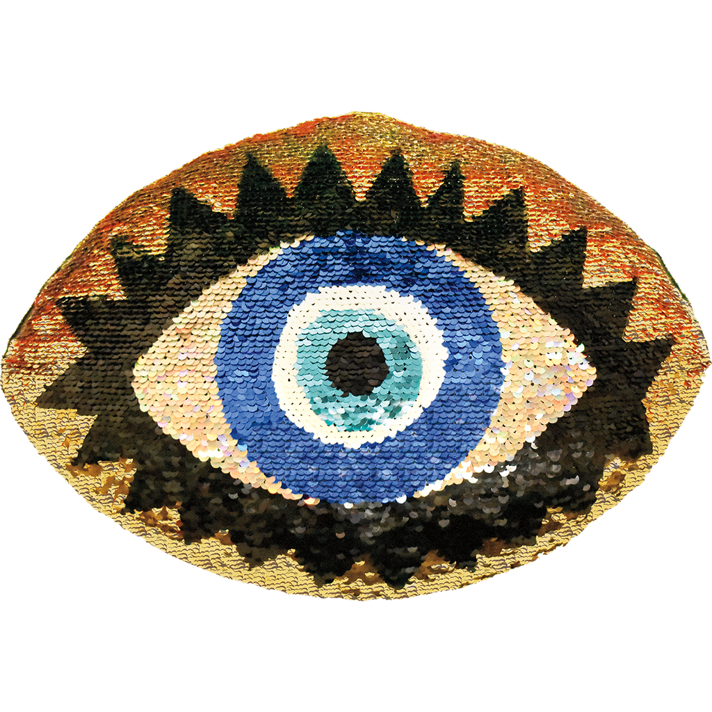 Eye Reversible Sequin Pillow