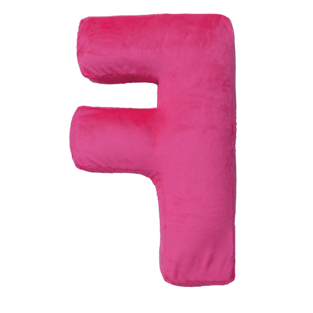 F Initial Microbead Pillow