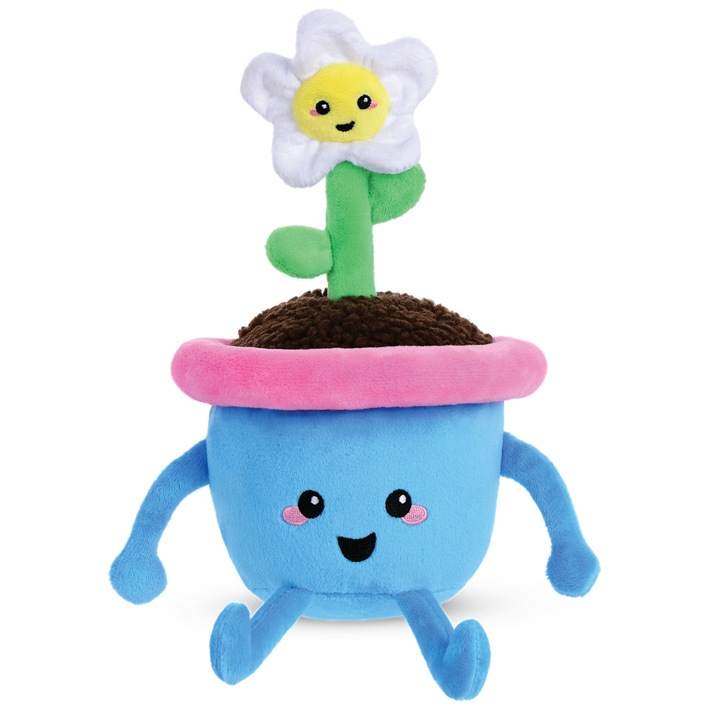 Flower Pot Fleece Pillow