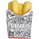 Fries Color Me Pillow