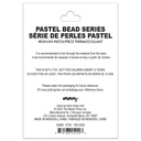 D Alphabet Pastel Bead Iron On Patch