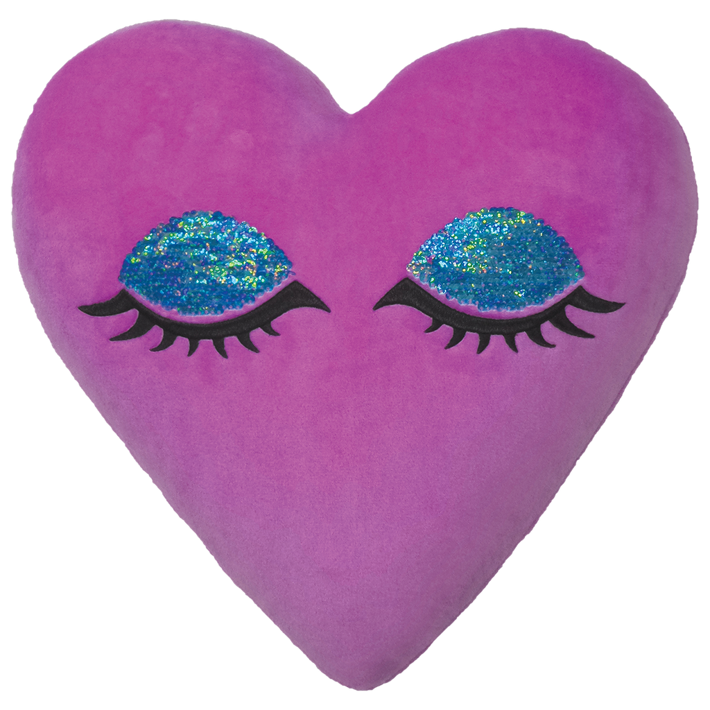 Heart Eyes Scented Reversible Sequin Pillow