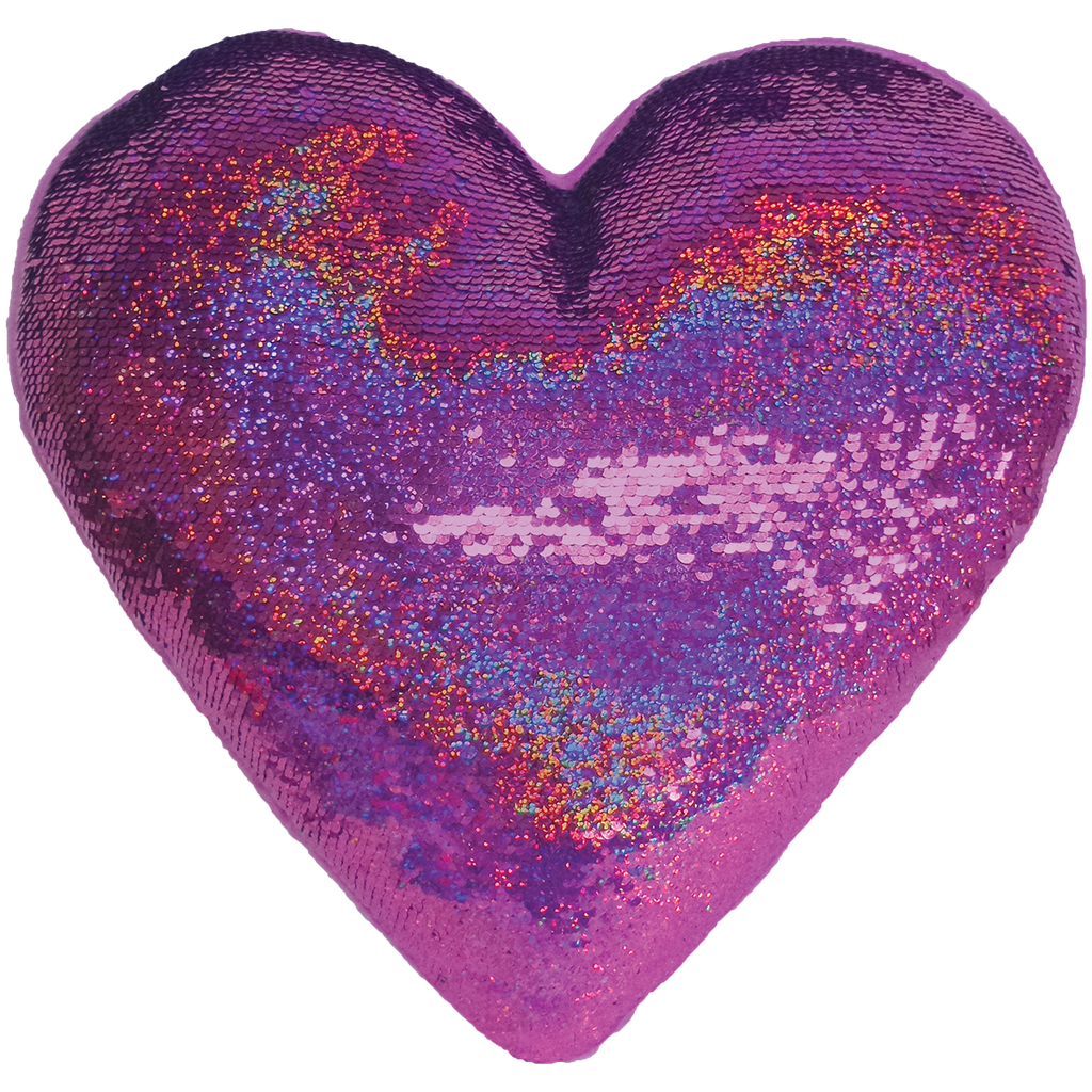 Heart Eyes Scented Reversible Sequin Pillow