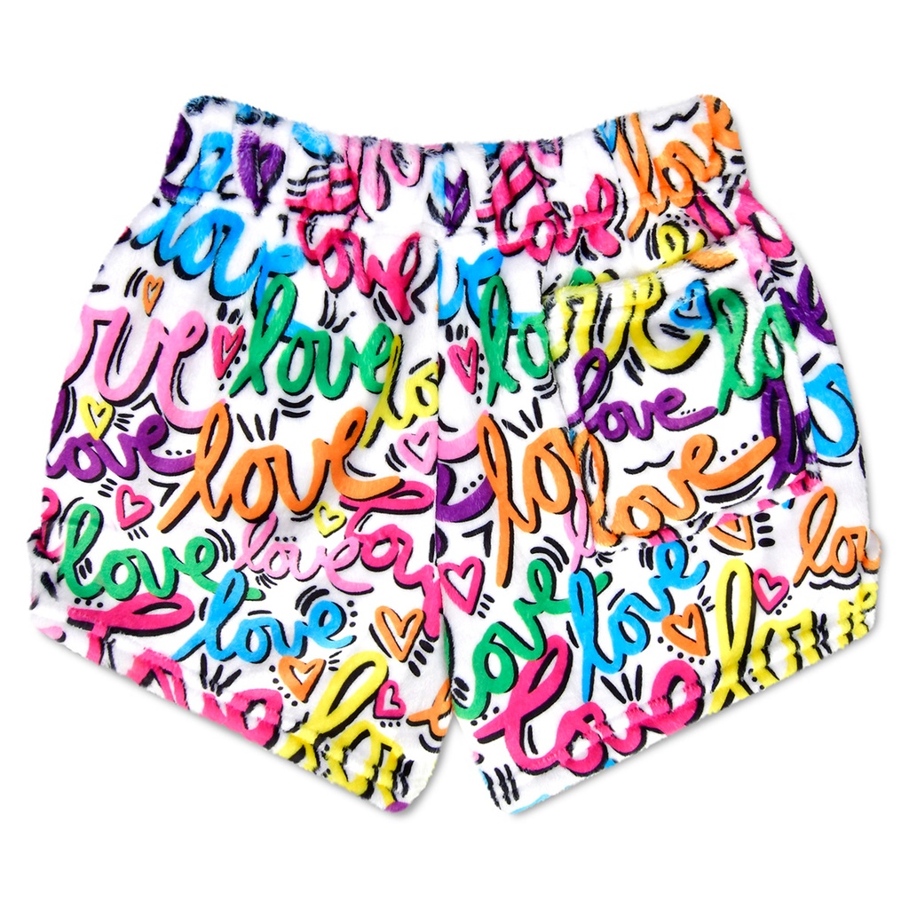 Corey Paige Love Letters Plush Shorts