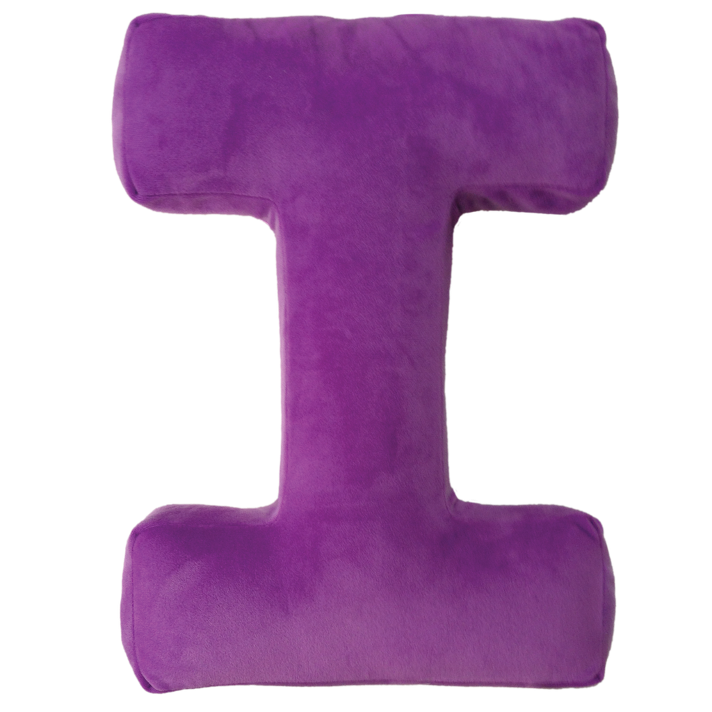 I Initial Microbead Pillow