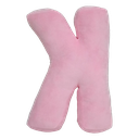 K Initial Reversible Sequin Pillow