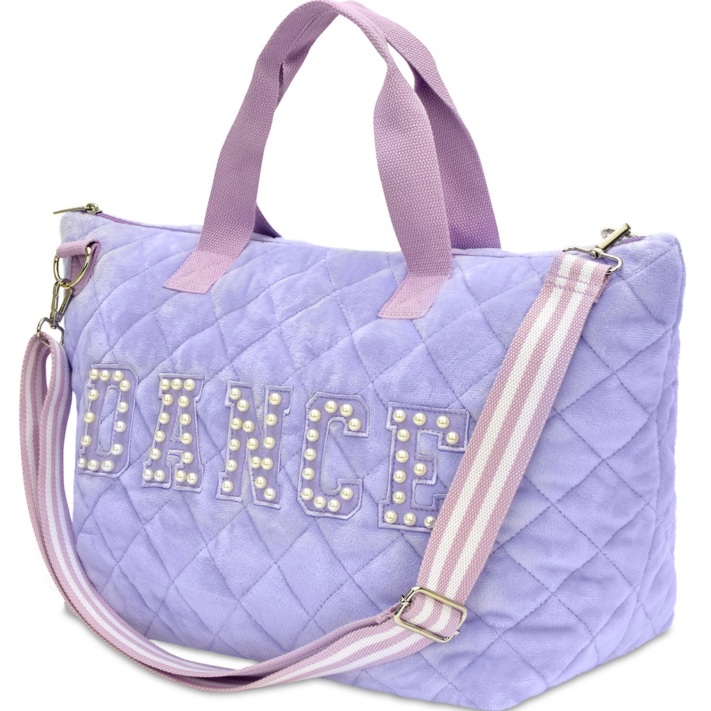 Love to Dance Quilted Overnight Bag - Thumbnail 4