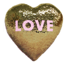 LOVE Reversible Sequin Pillow