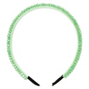 Rhinestone Headband Set -5 pcs in Reusable Pouch