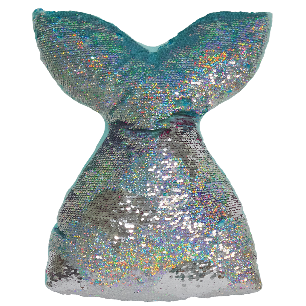 Mermaid Tail Reversible Sequin Pillow