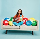 Mini Green M&M's Fleece & Glitter Plush