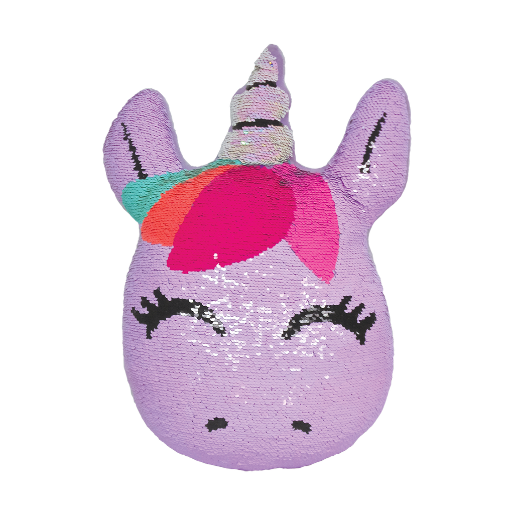 Mini Unicorn Reversible Sequin Pillow