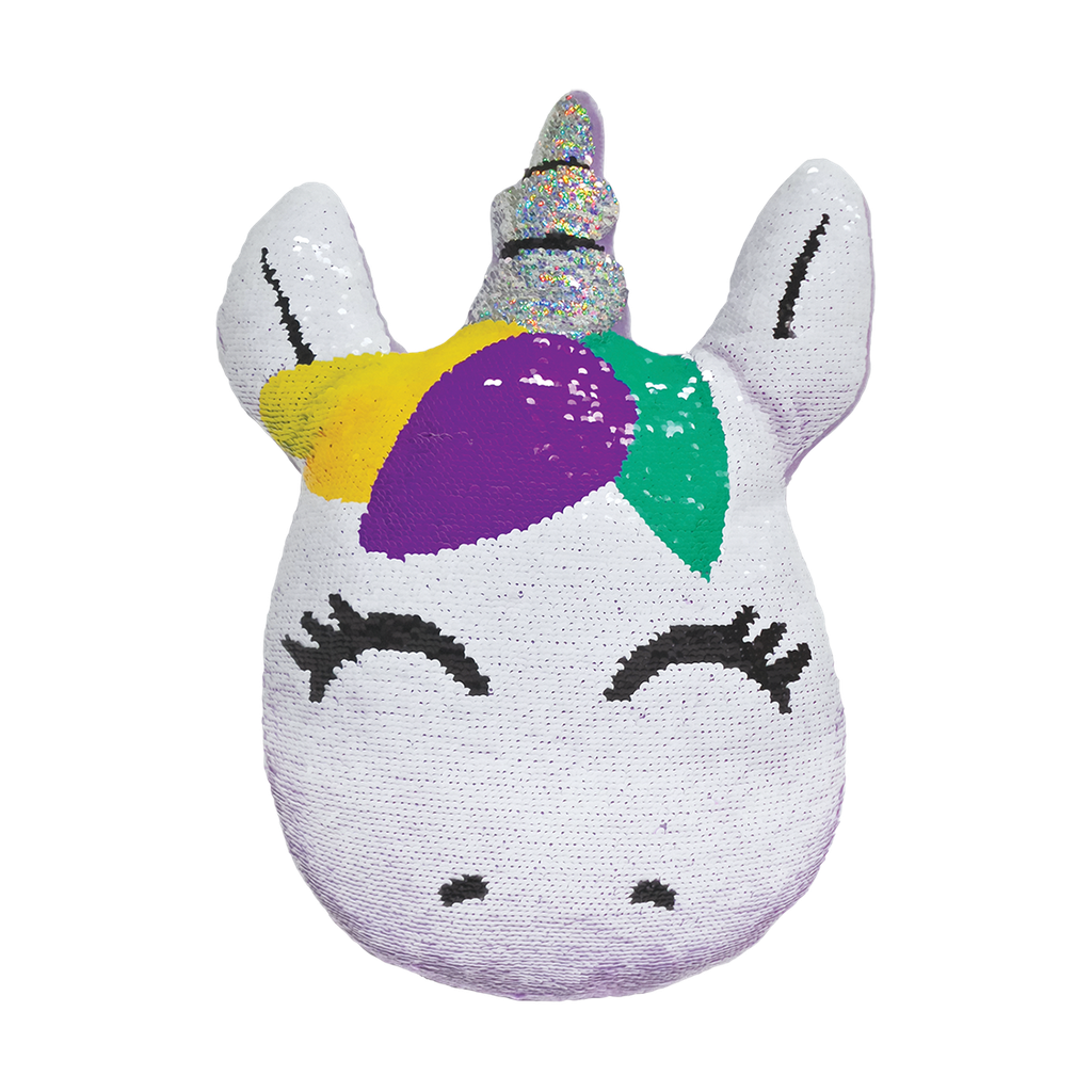 Mini Unicorn Reversible Sequin Pillow