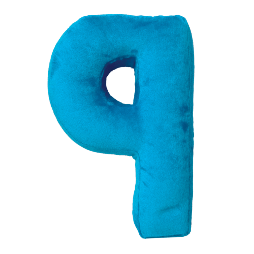 P Initial Microbead Pillow