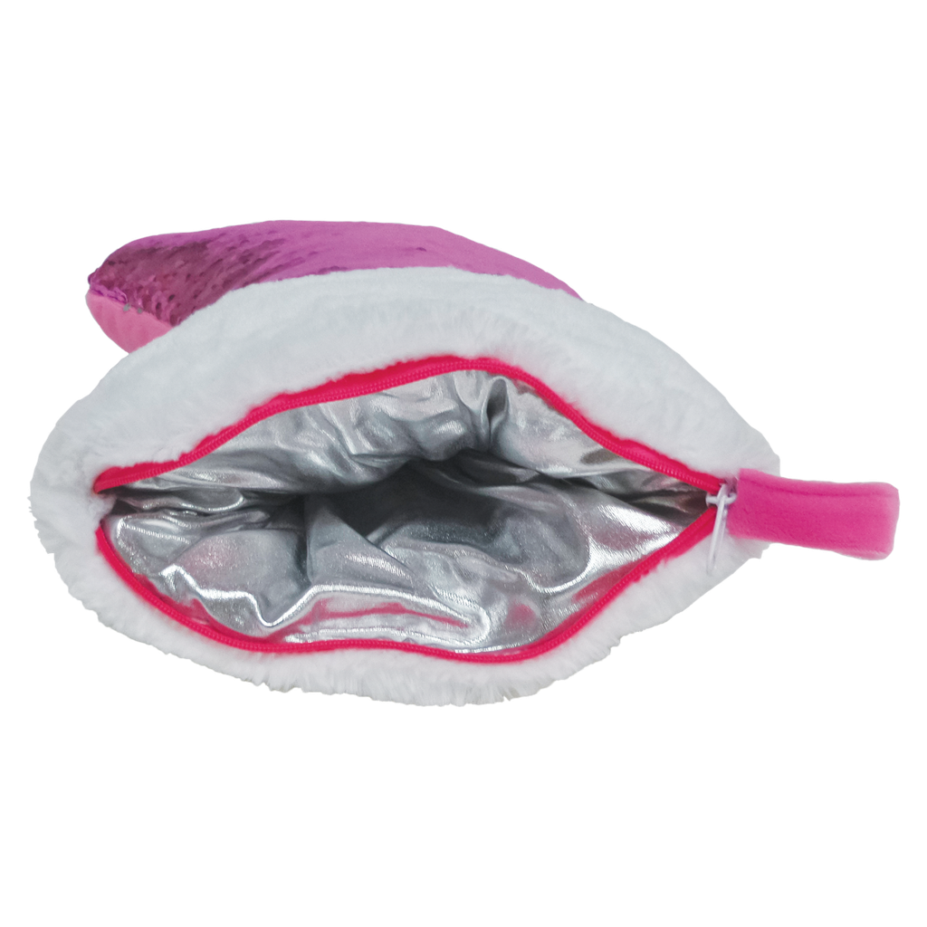 Pink Stocking Reversible Sequin Pillow