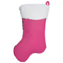 Pink Stocking Reversible Sequin Pillow