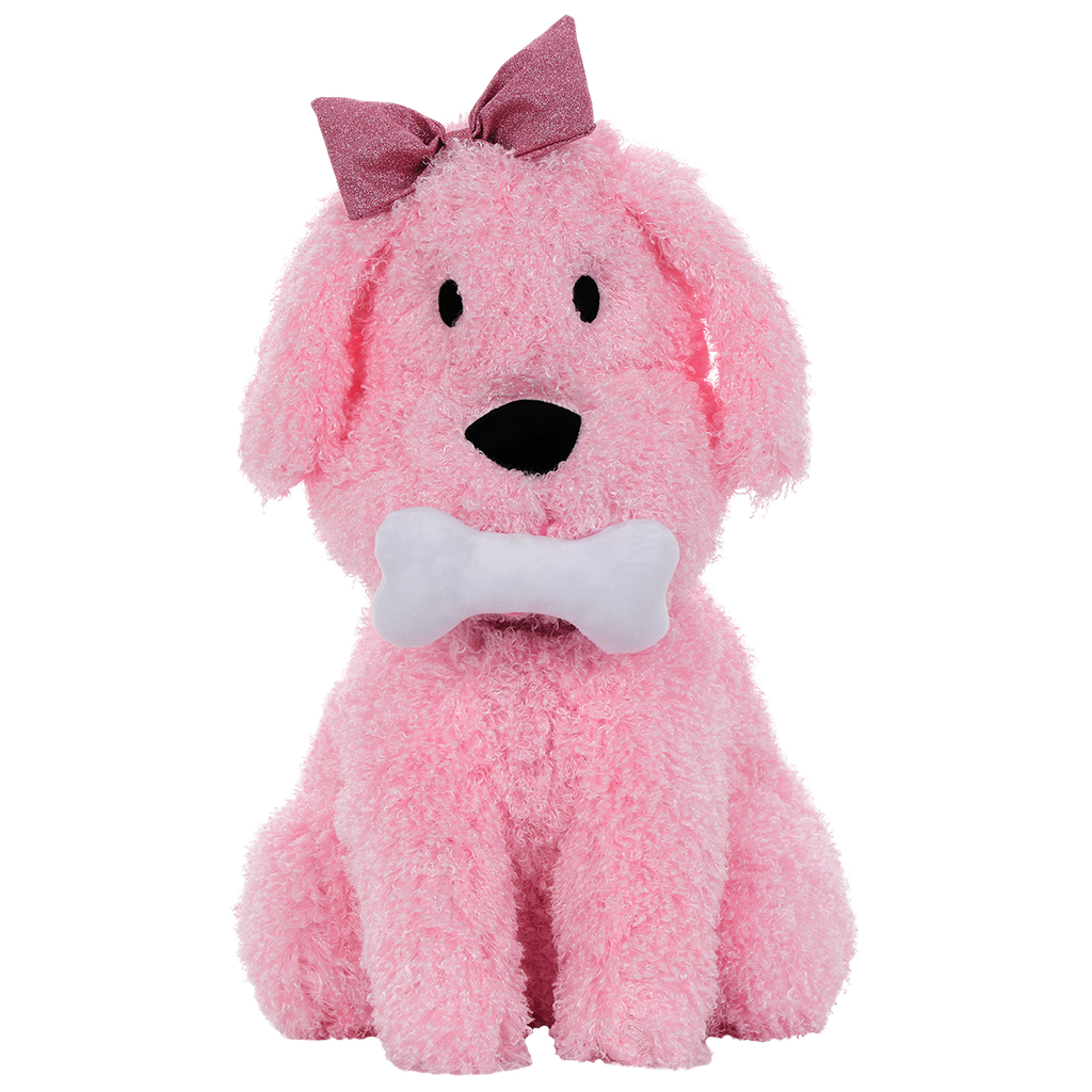 Puppy Love Furry and Glitter Pillow