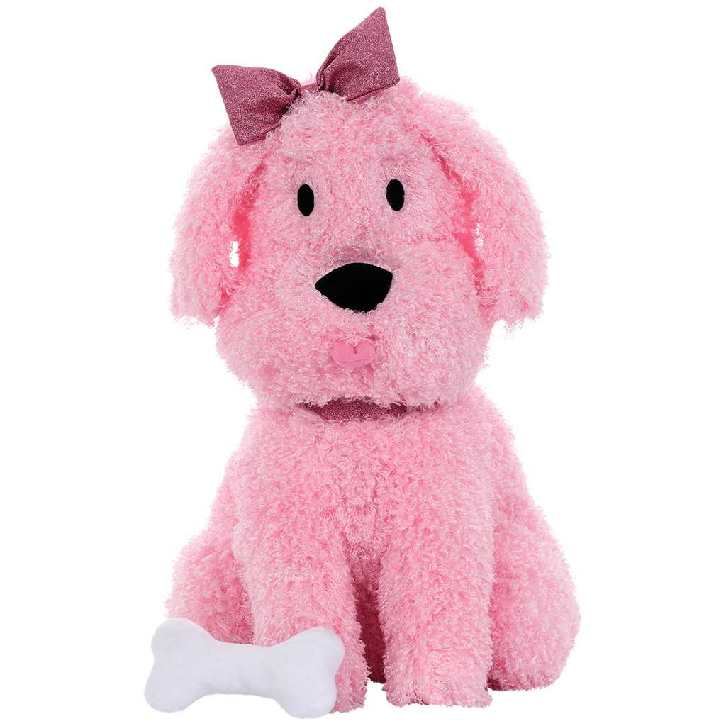 Puppy Love Furry and Glitter Pillow