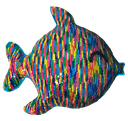 Rainbow Fish Reversible Sequin Pillow