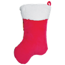Red and Green Stocking Reversible Sequin Pillow