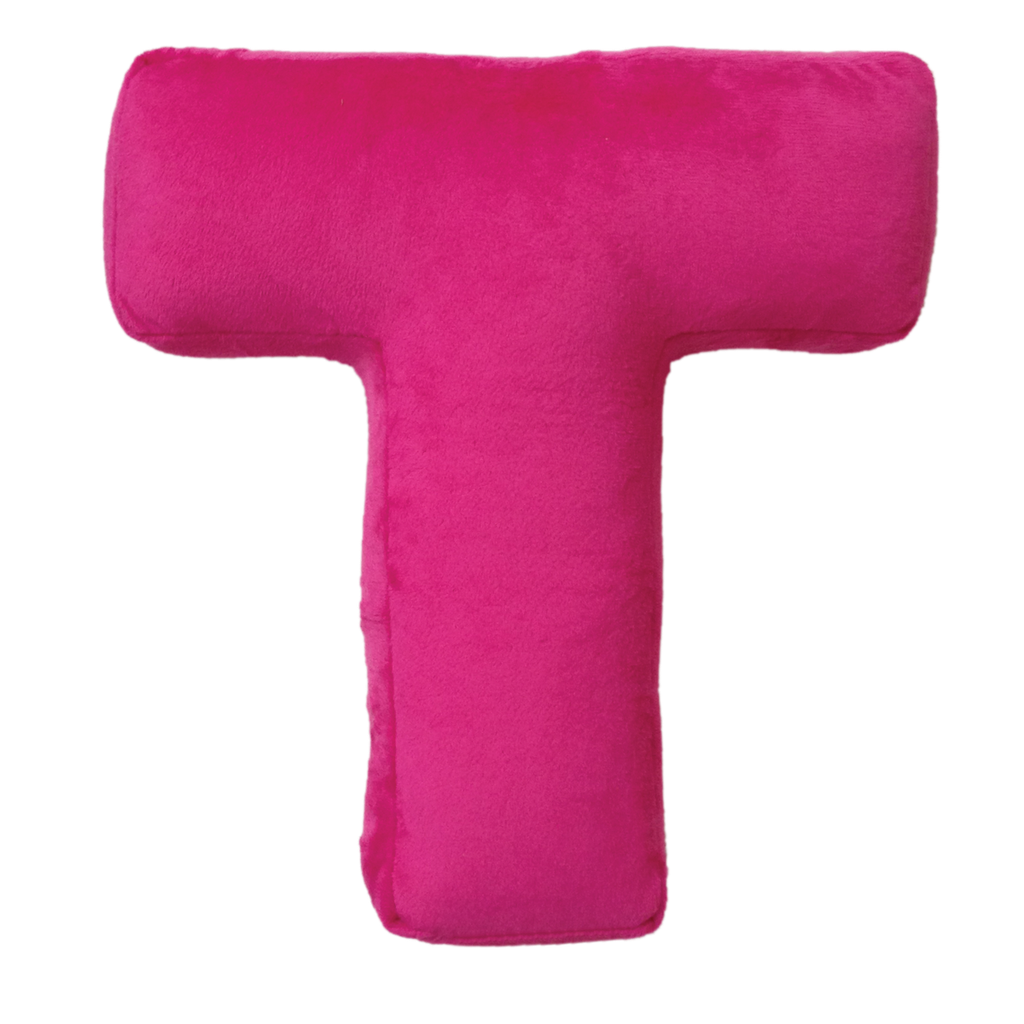 T Initial Microbead Pillow