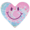 Happy Face Heart Glitter Scented Microbead Pillow