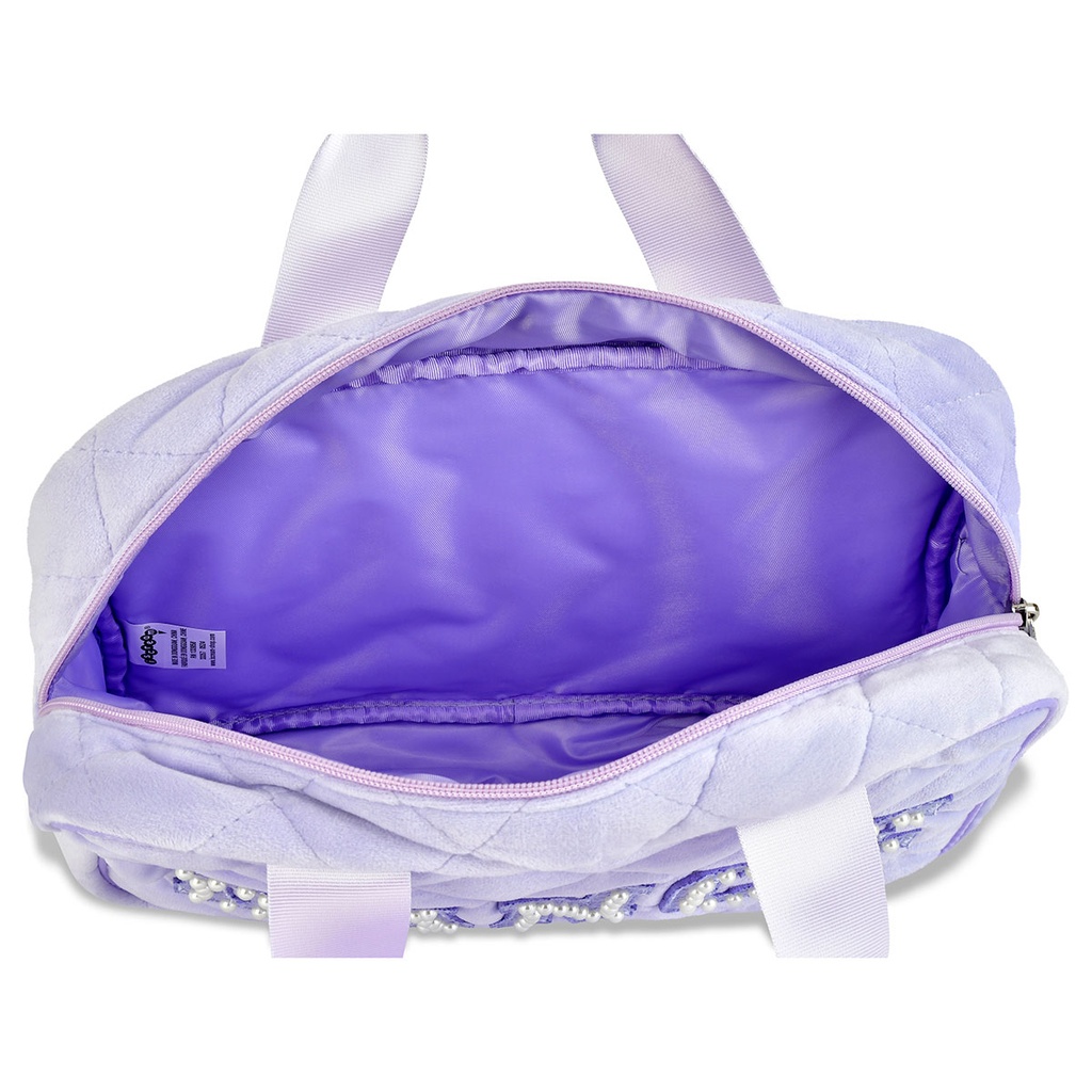 Love to Dance Quilted Large Cosmetic Bag - Thumbnail 4