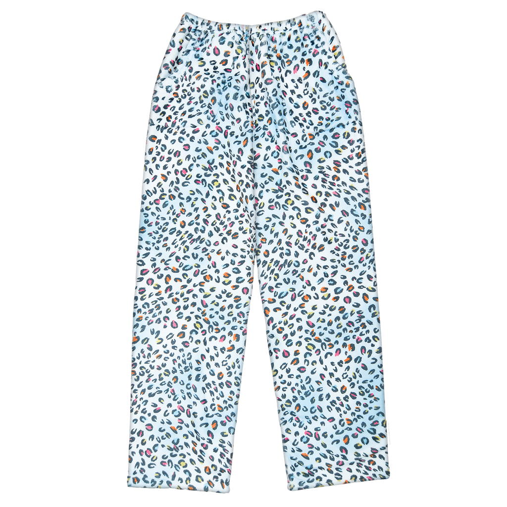 Pastel Leopard Plush Pants