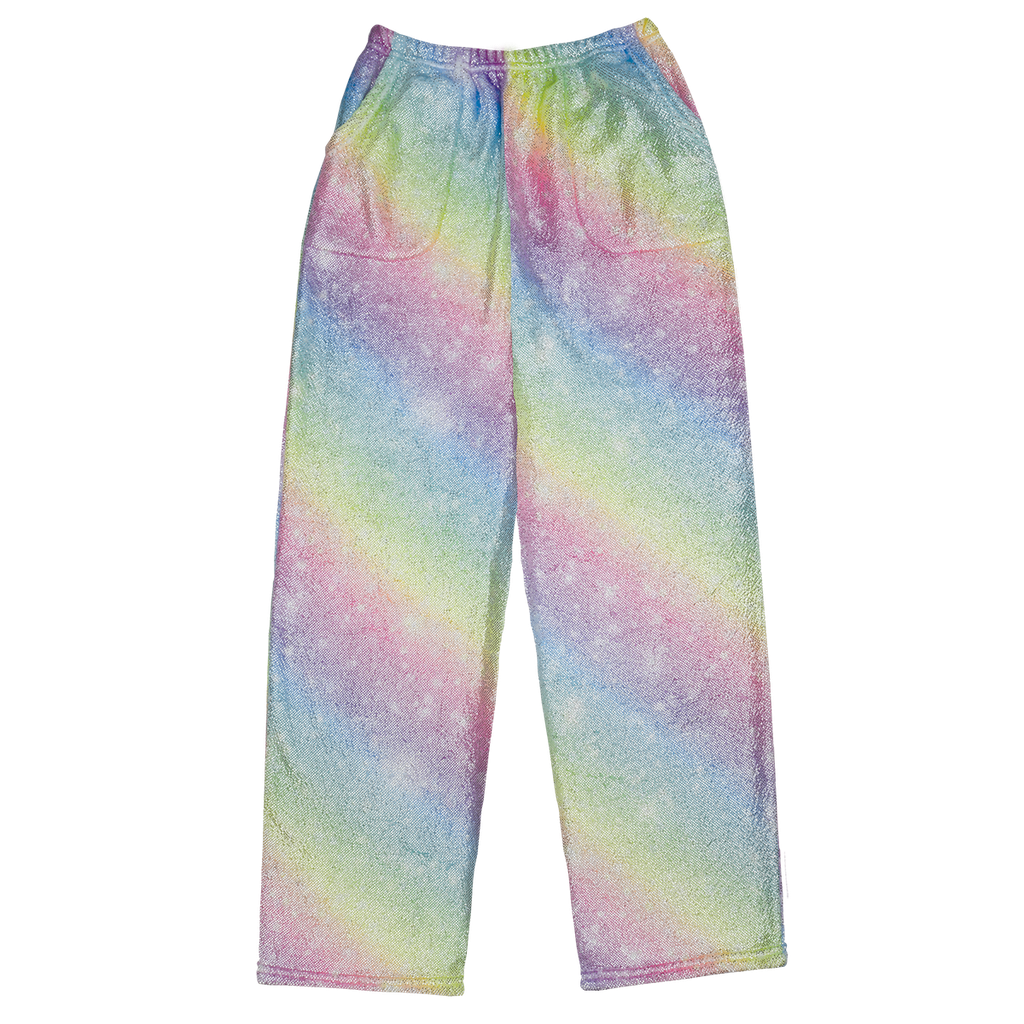 Shimmering Rainbow Plush Pants | Iscream