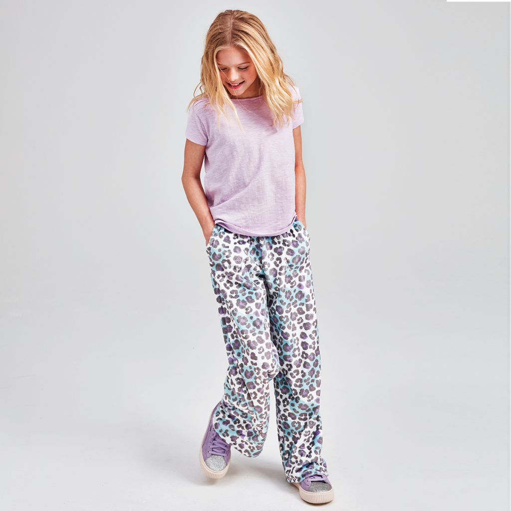 Snow Leopard Plush Pants