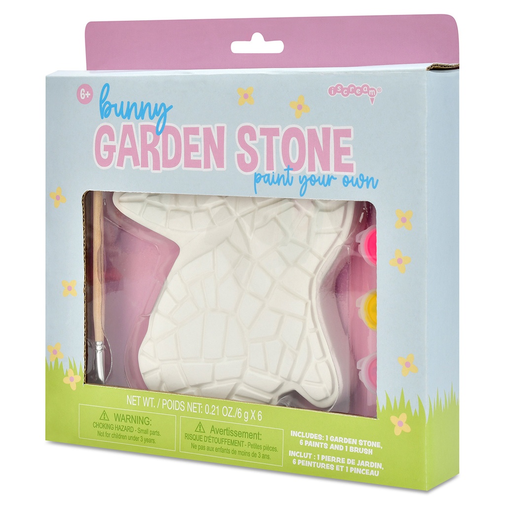 Paint Your Own Bunny Garden Stone 