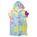 Pastel Tie Dye Plush Romper