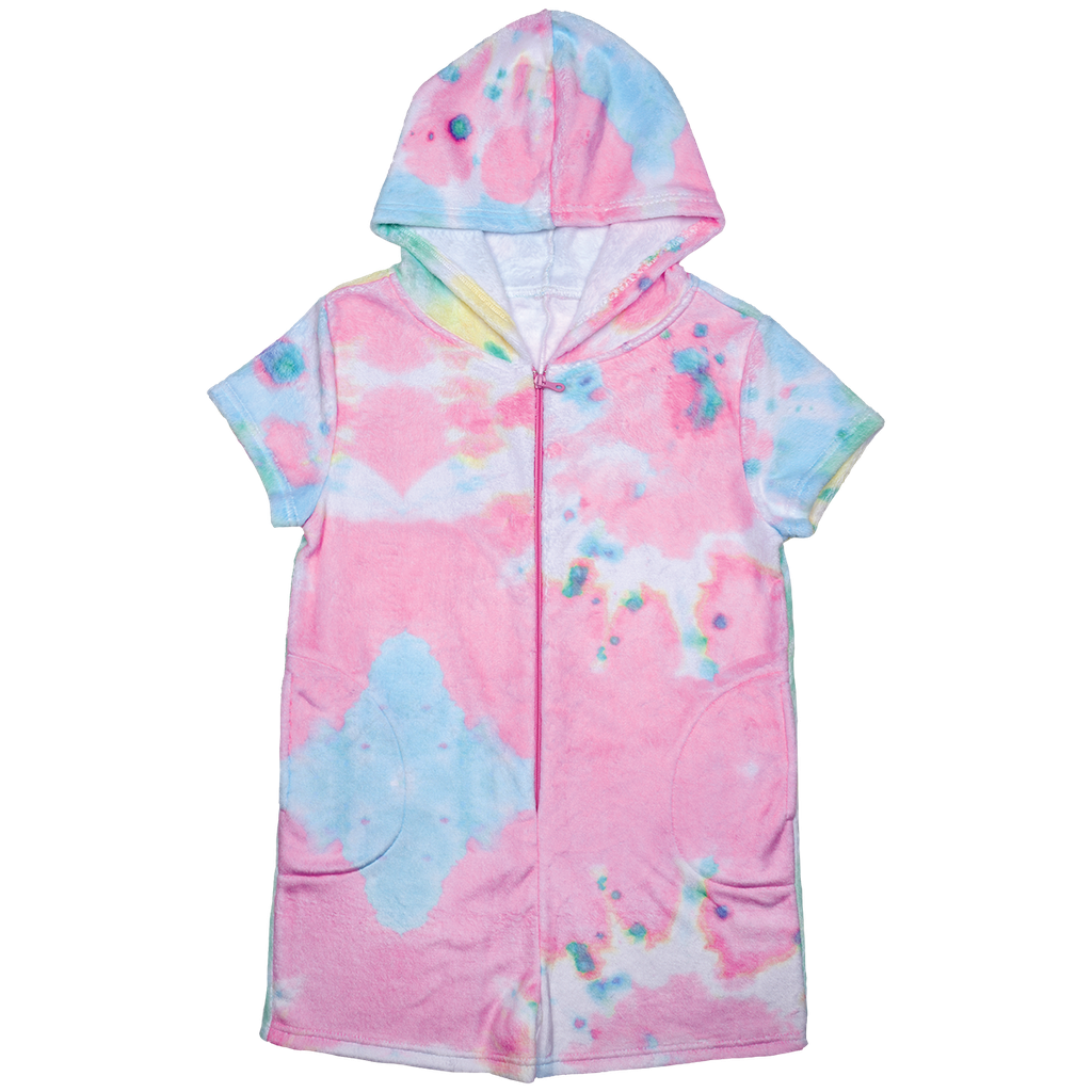Swirl Tie Dye Plush Romper