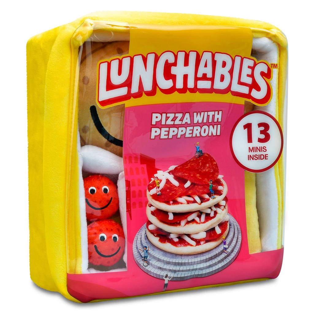 Lunchables Pizza Packaging Plush