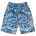 Blue Tie Dye Plush Shorts