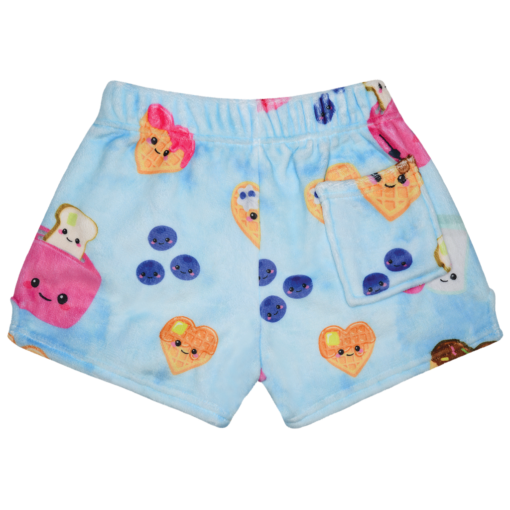 Breakfast Fun Plush Shorts