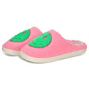Pink & Green Happy Slippers 