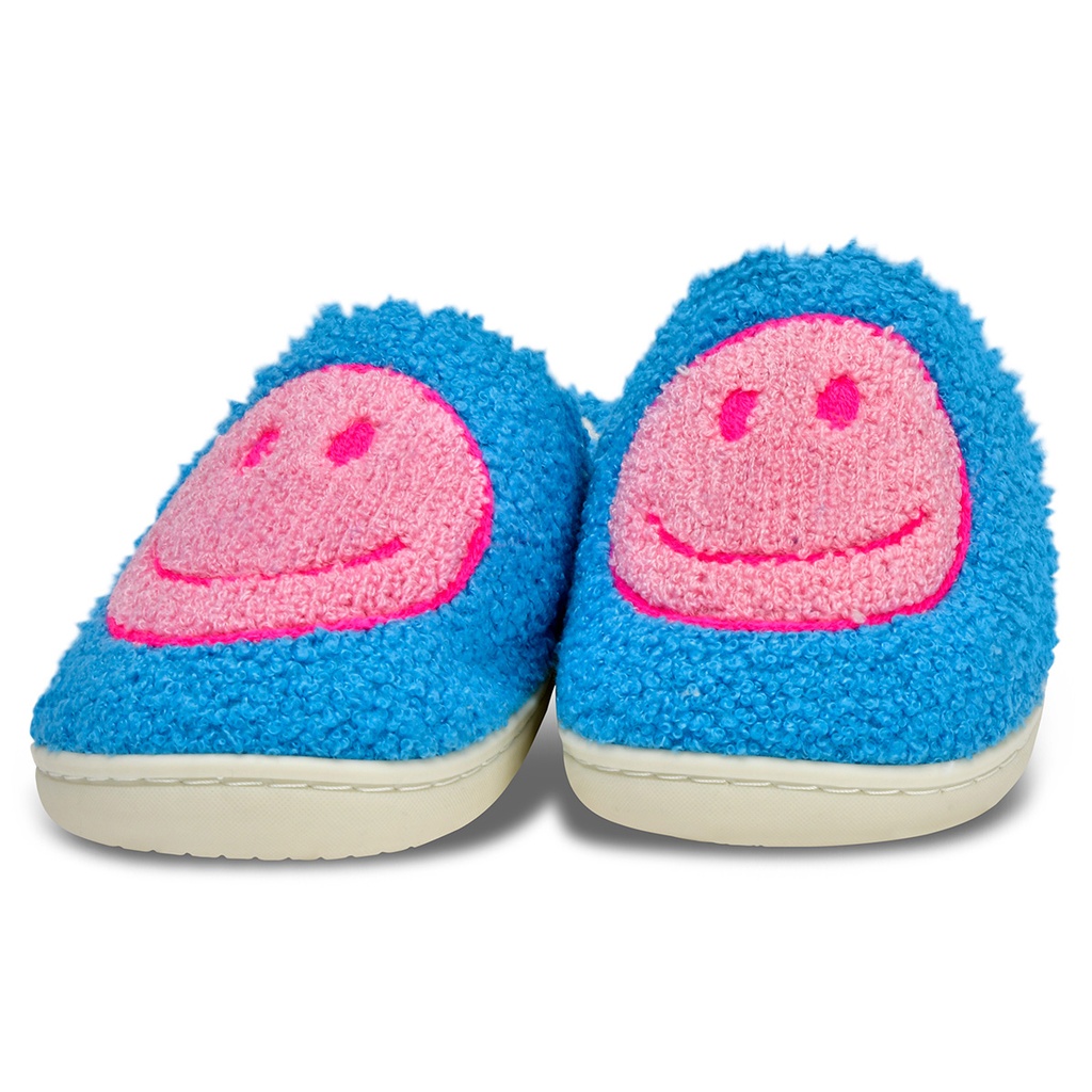 Pink & Blue Happy Slippers 