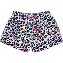 Pink Leopard Plush Shorts