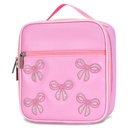Pink Glitter Bows Lunch Tote