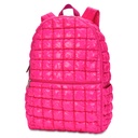 Hot Pink Shiny Puffer Backpack