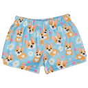 Corgis and Daisies Plush Shorts