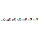 Days of the Week Stick-on Earrings and Rings